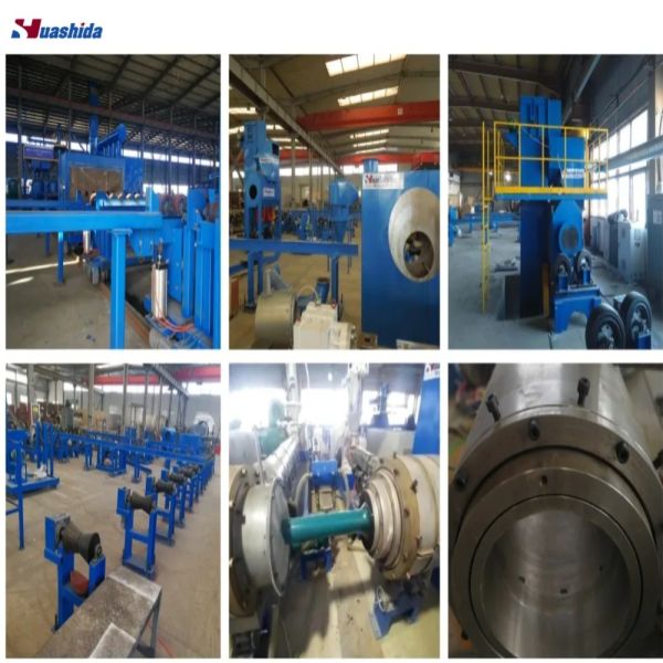 Automated O-Type Co-Extrusion 3LPE Coating Production Line with Sa2.5 Surface Treatment for 76mm-305mm Steel Pipe Anti-corrosion Coating Machinery