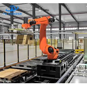 120KG Load Individual Box Palletizer Machine , Steel Frame Automatic Case