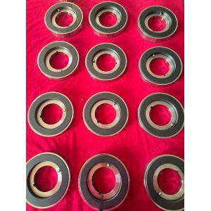 Silicon Carbide Thrust Disc with Stainless Steel Substrate