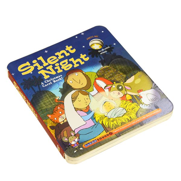 customized Sound Photo Board Book Printing 1mm pages thickness