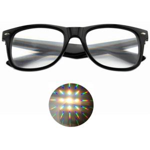 China Premium Diffraction Prism Rave Glasses Rainbow Glasses For New Year Holidays Parties on sale