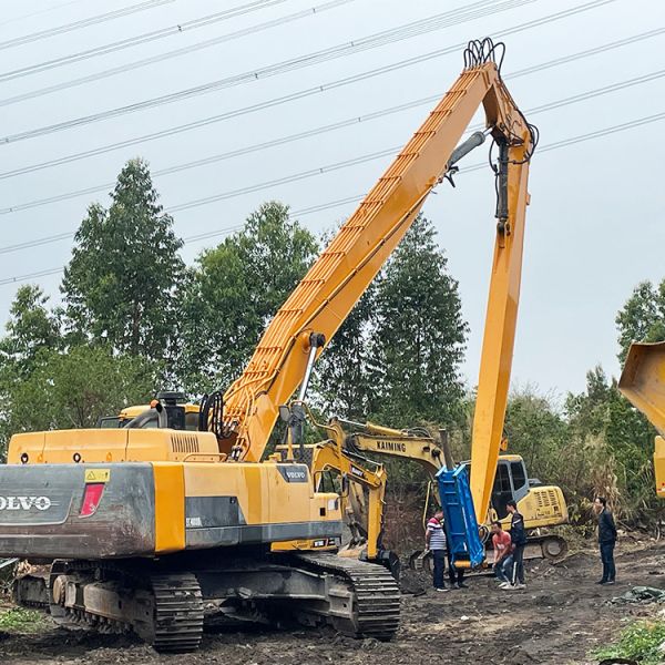 High Reach 30 Feet Excavator Boom Arm For Different Brand Excavators by Zhonghe Company