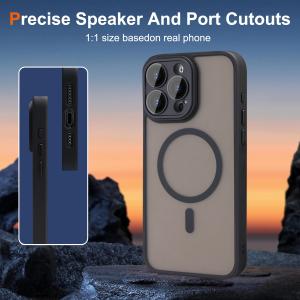 Skin-Friendly Magnetic Magsafe Phone Case Full Camera Protection Shockproof