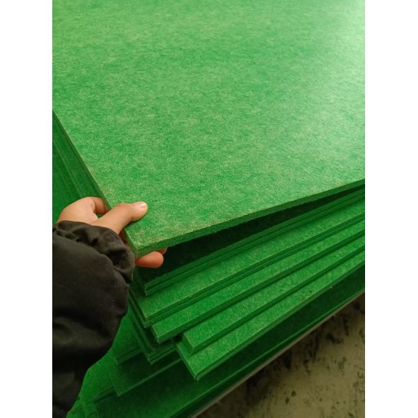 Buy Soundproof Wall PET Acoustic Panels High Density Sound Dampening Panels Square at wholesale prices