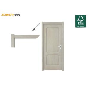 ISO9001 40mm Pine Residential HPL Paint Plain Wooden Door