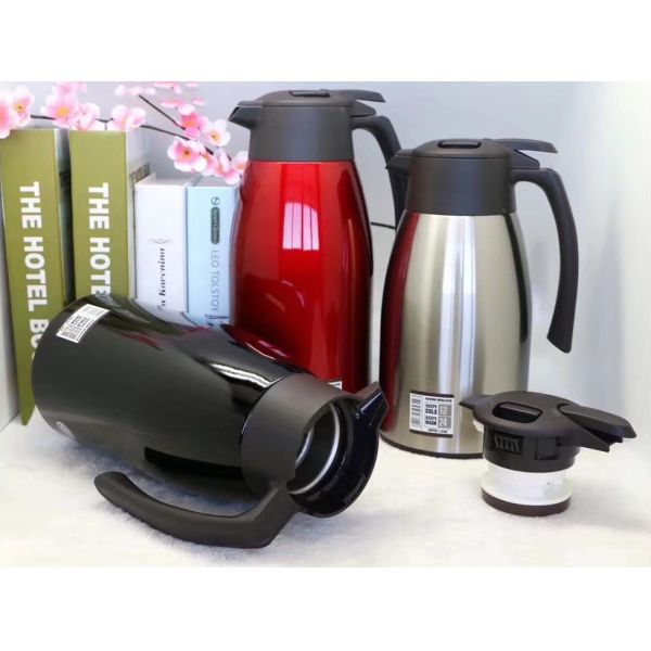 2L 1L Japanese Vacuum Coffee Pot Restaurant Double Walled Insulated Coffee Thermos