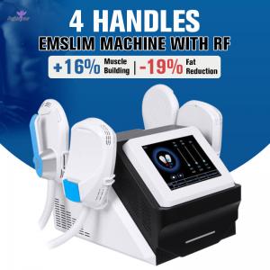 China Portable Emslim RF Body Slimming Machine Hiemt EMS Weight Loss 4 Handles on sale