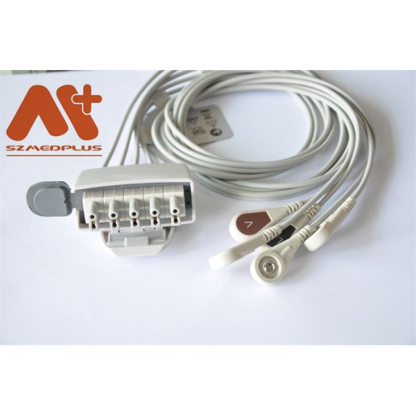 M2592A Philips 5 Lead ECG Cable CFS Telemetry Lead Wires For Patient Monitor