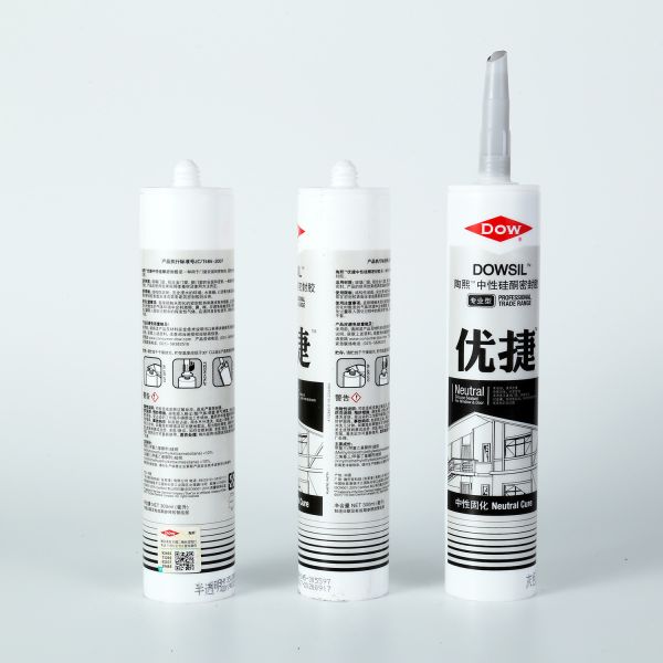 Buy Antibacterial Dowsil Silicone Sealant Cartridge Packaged Chemical Resistant at wholesale prices