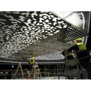 High Strength Perforated Aluminum Ceiling Tiles Various Colors 3.0-6.0 mm