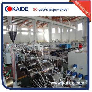 Plastic pipe extrusion line for PPR/PPRC water pipe KAIDE