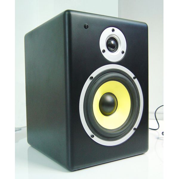 Hi Res Audio Active Monitor Speaker Powered HiFi Bookshelf Loudspeakers With Rear Port