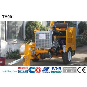 Quality Overhead Transmission Hydraulic Laying Puller Max Intermittent Pull 90kN for sale