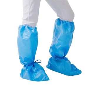 Waterproof Non Slip Disposable Boot Cover With Elastics 15x39cm 17x40cm