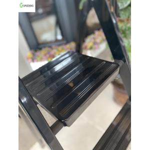 3 Foot 4 Step Ladder Aluminium 6063 Wear Resistant Black