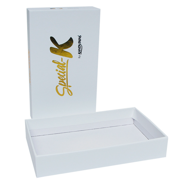 White Cardboard Foil Stamping Electronics Packing Boxes For Electronic Cigarette