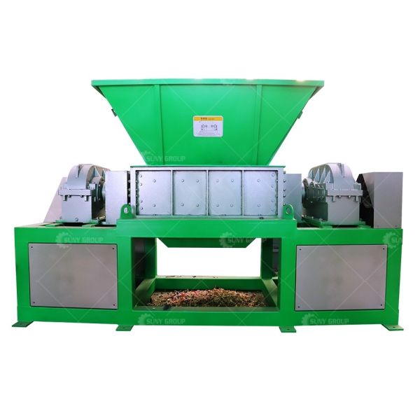 800-5000kg/h High Productivity Double Shaft Shredder for Waste Paper and ABS
