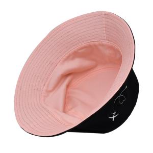 Double sided Bucket hat travel custom logo activity embroidered sunshade