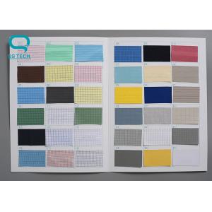 Plain Style Anti Static Polyester Fabric , Electrostatic Dissipative Materials