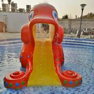 Oxidation Resistant Octopus Water Slide Theme Park Water Slide