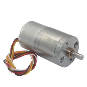 25mm BLDC Brushless DC Gear Motor 24V 2000RPM CCW CW Brake PMW Speed Control