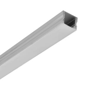 Extrusion Surface Mounted LED Profile Plastic Aluminum 6063 T5 Material