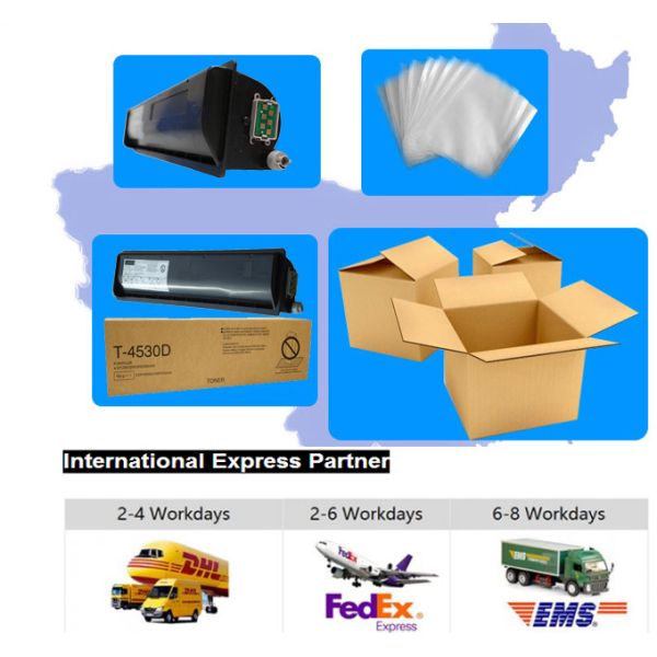 T-4530E Black Toshiba E-studio Toner , Toshiba Copier Toner 205L 255 305 355 455 205SE