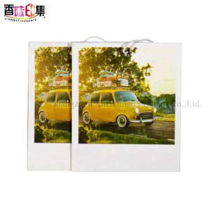 Customized Logo Scented Hanging Paper Air Freshener For Car