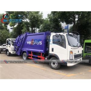 HOWO 5m3 Sanitation Self- Compressed 3tons Garbage Compactor Truck