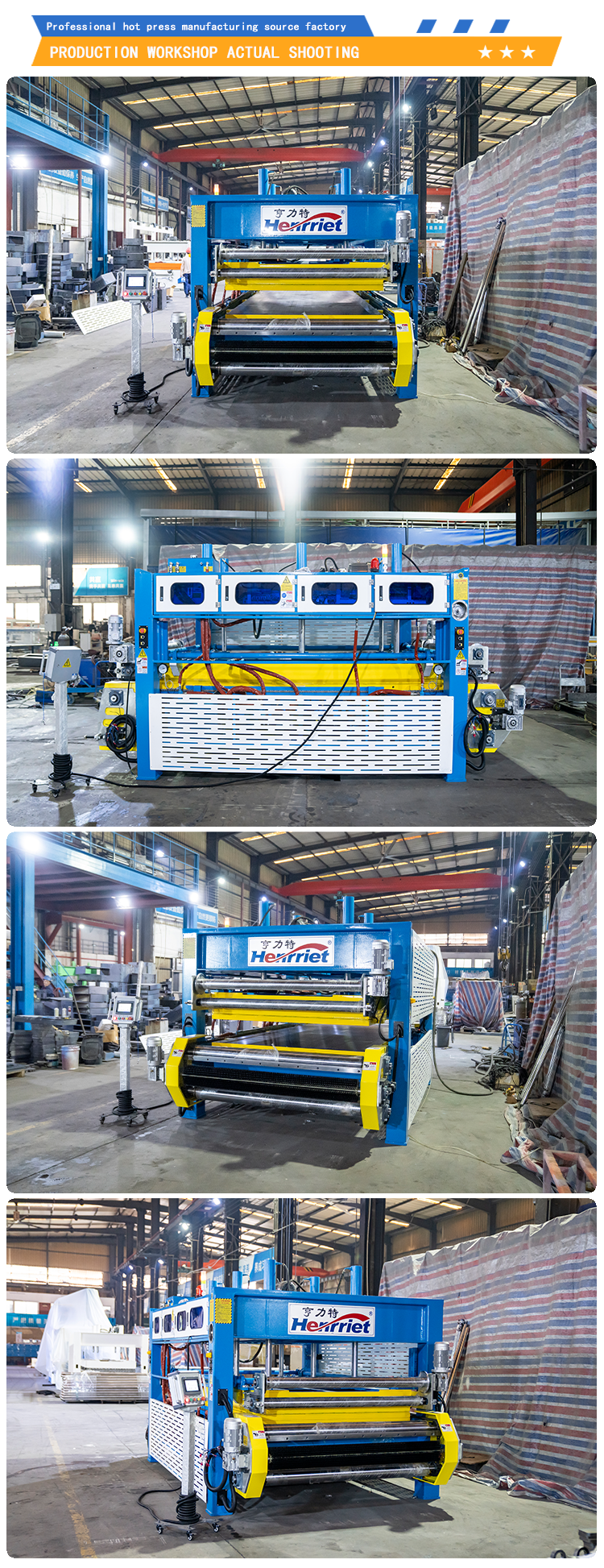 Customized Automatic Conveyor Hot Press Production Line with 50T Maximum Pressure and 3500mm*1800mm Workbench for Art Doors