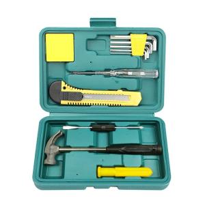 JYH-HTS11-3 12pcs Home Car Repair Tool Kit Screwdriver Hammer Wrench Home