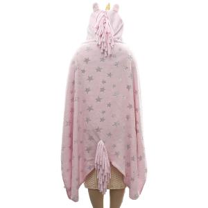 Quality Luxury Gold Bronzing Cuddle Plush Fleece Hoodie Blanket China for sale