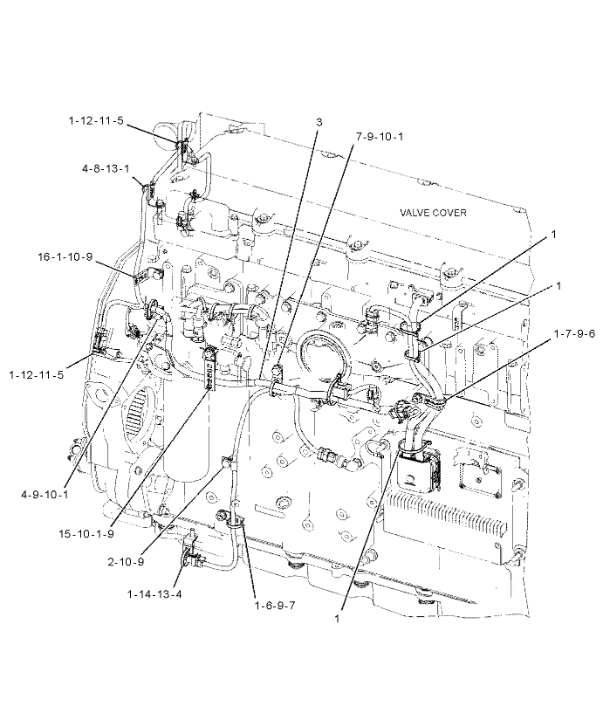 385-2664 3852664 Wiring Harness Excavator Spare Parts Fit For C13 345D