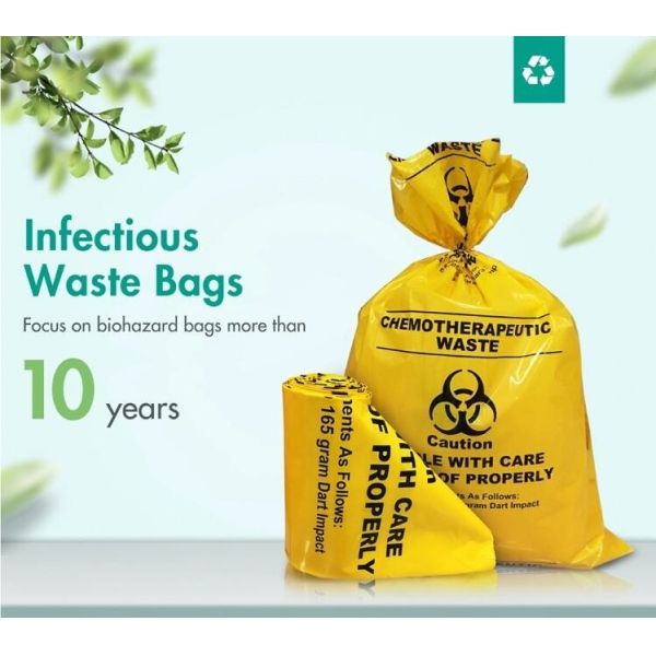Cytotoxic Waste Bags, Hazadous Waste Disposal Chemotherapy Waste Bags Zipper