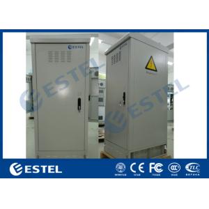 IP55 Outdoor Electronic Equipment Enclosures , Outdoor Data Cabinet Copper Bar
