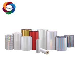 Pet BOPP Thermal Lamination Film Packaging 27 Mic Soft Touch Polyester Film