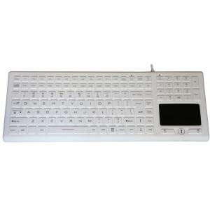 EN55022 122 Keys Silicone Medical Keyboard ROHS IP68 Waterproof