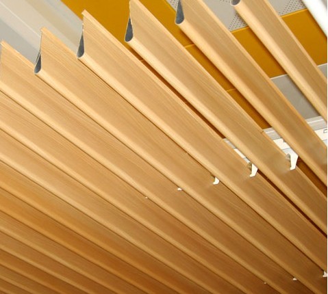 25Wx150H Aluminum Metal Ceiling Thickness 0.7mm Dripping Baffle Ceiling