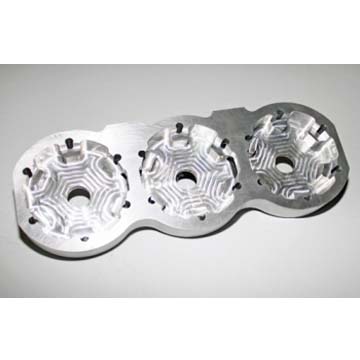 100% CNC Custom Machining process aluminum complex milled part
