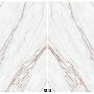 Wear-Resistant White Gold Sintered Stone Slab 1600x3200x12mm