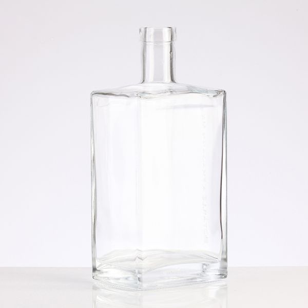 OEM/ODM Welcome Flint Glass Lid Finish 750ml Vodka 500ML Glass Bottle for Industrial