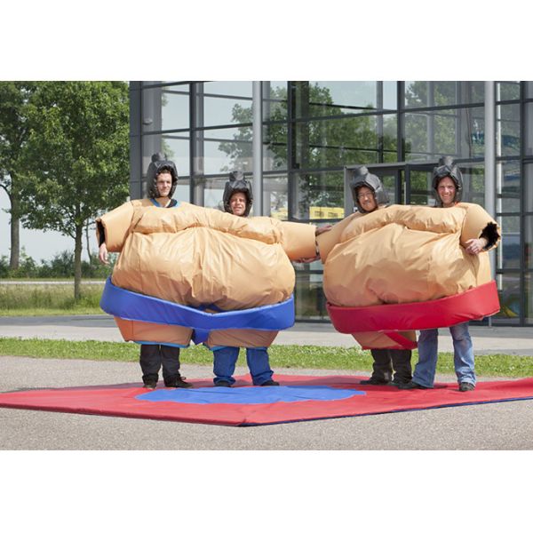 Buy Sumo Wrestler Inflatable Amusement Park , Fancy sticky Dress Costume Suit at wholesale prices
