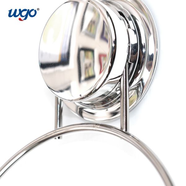 Stainless Steel Kitchen Round Bathroom Towel Holder Suction Mounted