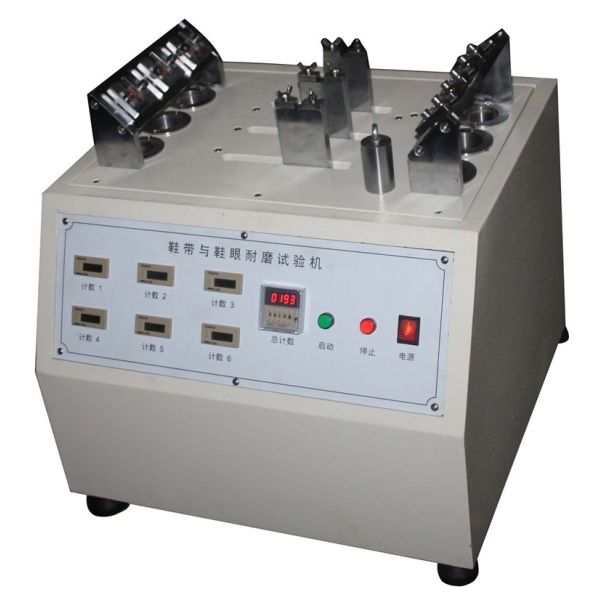 Abrasion Resistance Footwear Testing Equipment , Shoelace Abrasion Tester