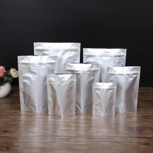 Food Grade Silver Storage Customized Mylar Bags