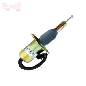 3932530 Excavator Electrical Parts Diesel Engine Shut Off Stop Solenoid Valve
