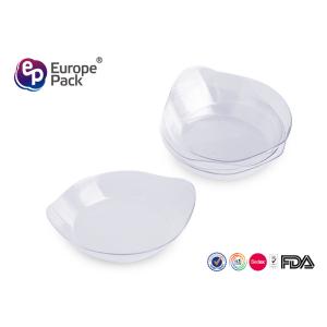 LFGB Approve Disposable Plastic Dessert Dishes Round For Pudding