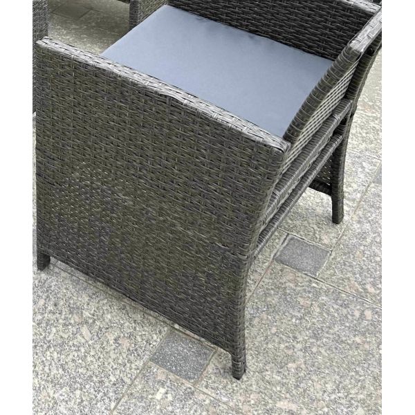 Weather-Resistance 4pcs Outdoor Rattan Sofa Set/ Wicker Garden Furniture Coffee Table and Rattan Chairs for Pool