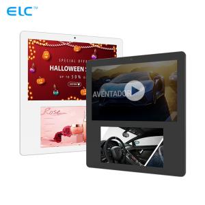 Wall Mount 10.1 Inch Dual Screen Digital Signage LCD Capacitive WiFi Android 11