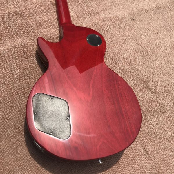 New standard LP 1959 R9 electric guitar, Cherry burst color, frets cream binding, a piece of neck & body, Tune-o-Matic b